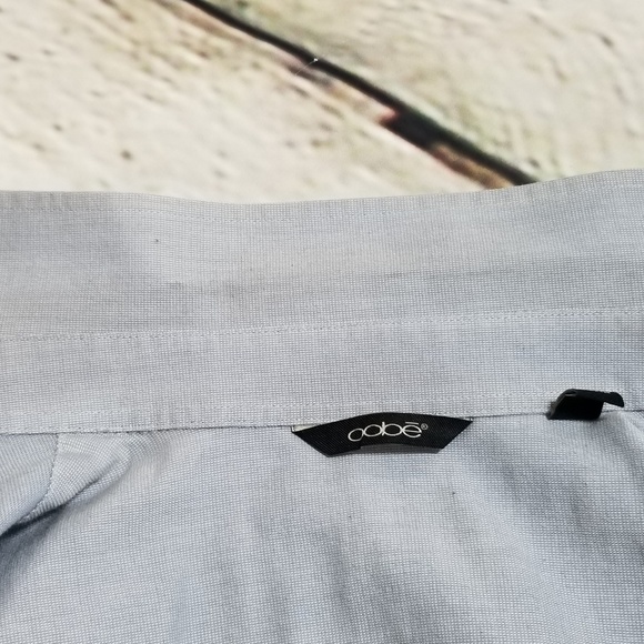 OObe Light Blue Button Down Office Top - Picture 3 of 6